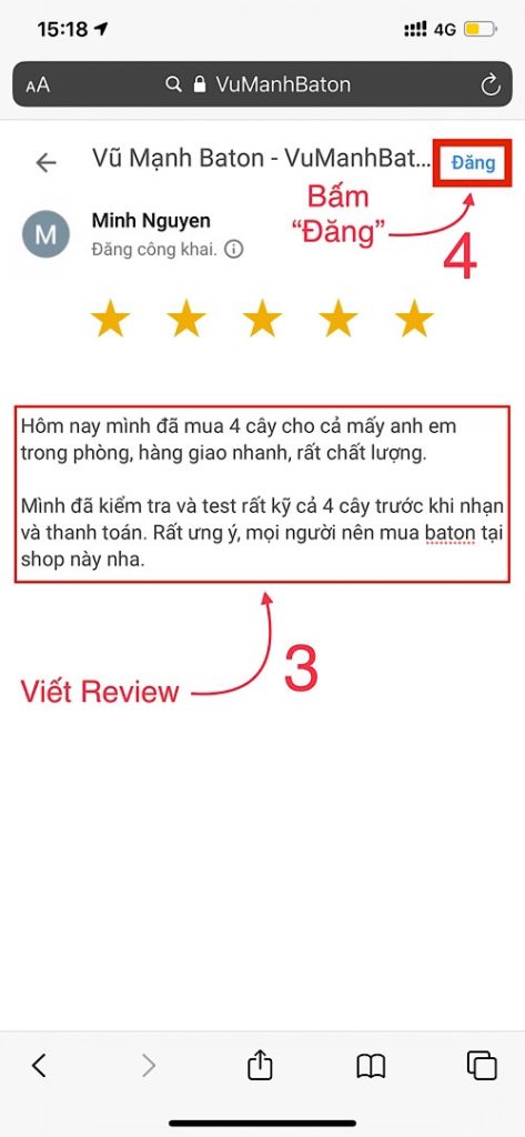 huong dan danh gia google map buoc 2