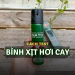 Hướng dẫn cách test bình xịt hơi cay tại nhà